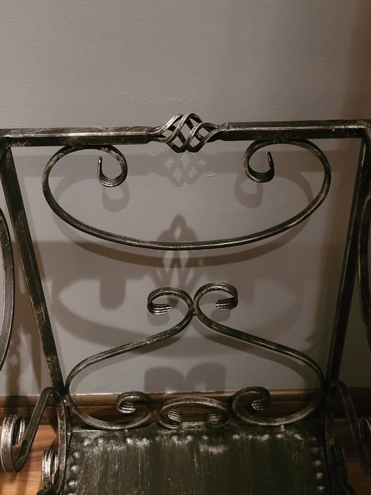 Kosz kuty ręcznie na drewno/Rękodzieło