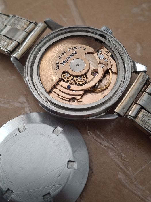 Vintage Suíço Accurist Automatico 21 Jewels para homem 1960/70's  2