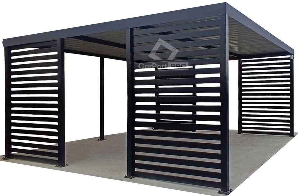 CarPort PREMIUM - wiata samochodowa 5x5 - antracyt  CP113