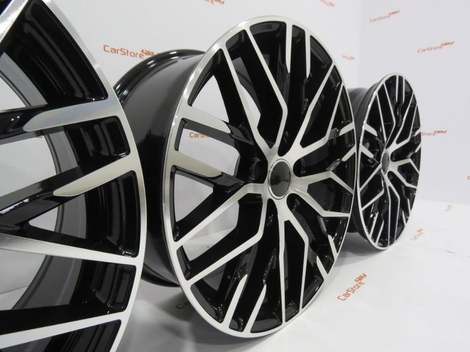 Jantes Look Audi R8 18 x 8 et45 5x112 Preto+ Polido