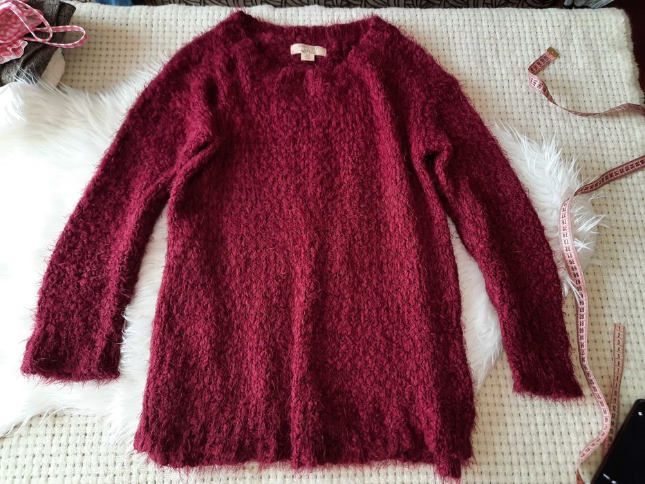 Кофта пушистая травка М 46 48 свитер