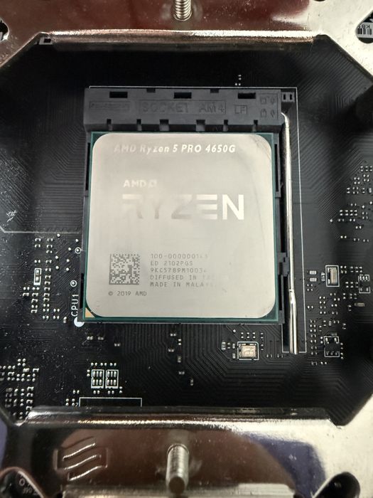 Zestaw AM4 mobo+cpu+cooler