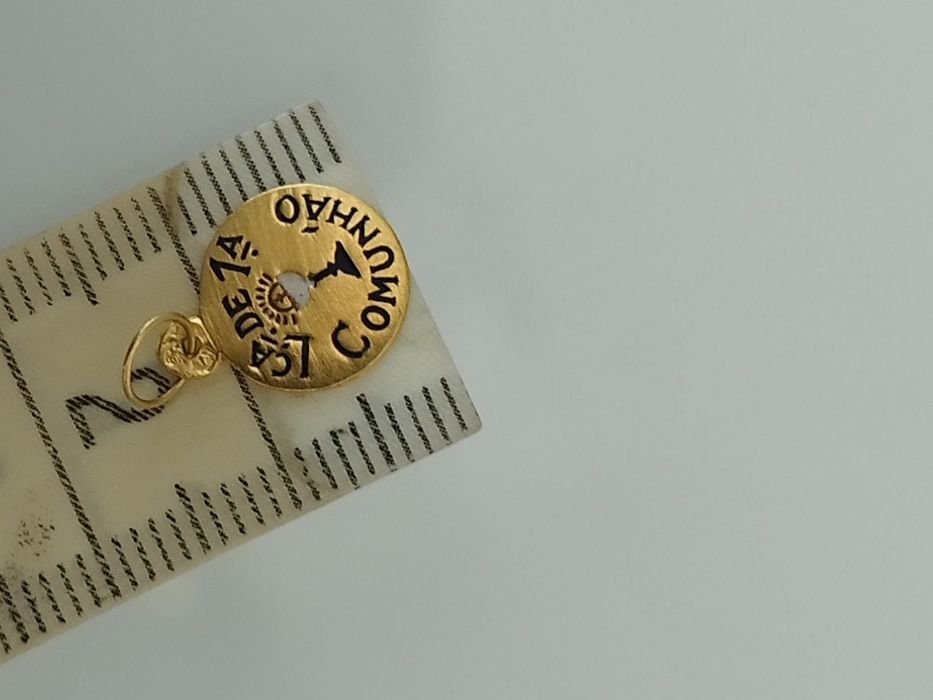 Medalha em ouro de 19,2kt