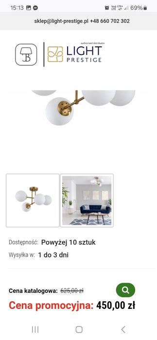 Lampy do salonu, sypialni