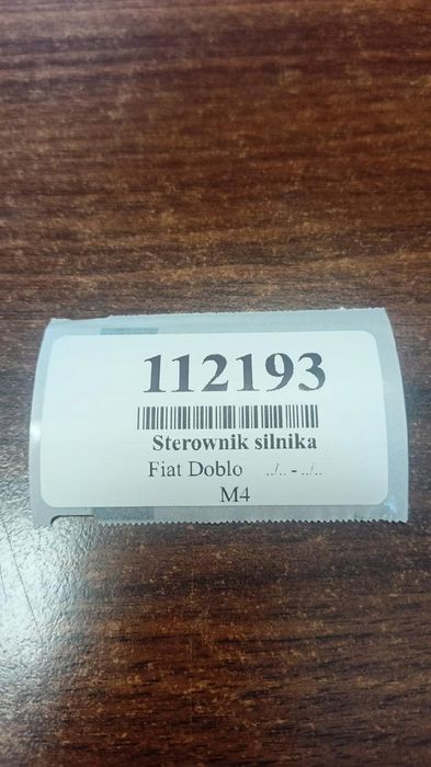 fiat doblo i 1.3 sterownik silnika 51784560
