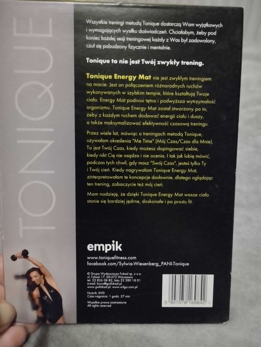 Tonique energy mat płyta DVD