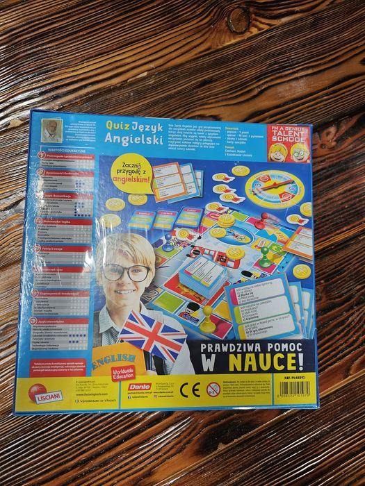 Lisciani, I'm a Genius Quiz. język angielski. Gra planszowa