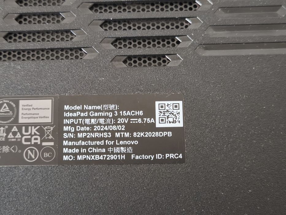 Laptop gamingowy Lenovo