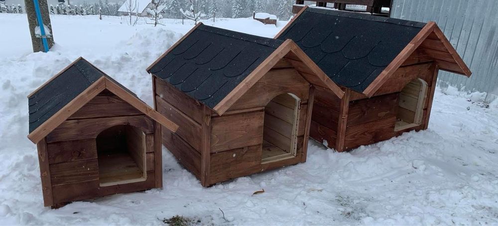 Ocieplana buda dla psa OD RĘKI