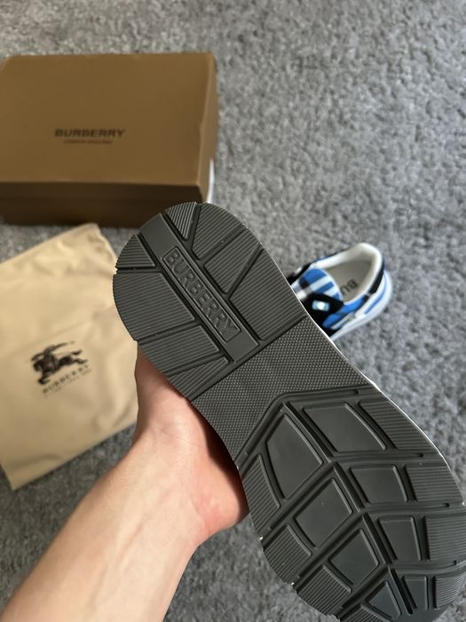 Кросівки burberry ramsey blue