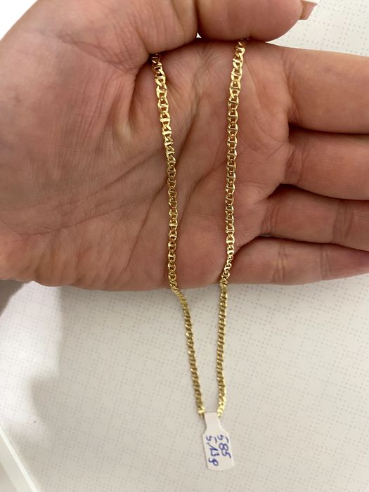 ZŁOTY, nowy łańcuszek, Gucci 50 cm 5,13 g, próba: 585, 14K