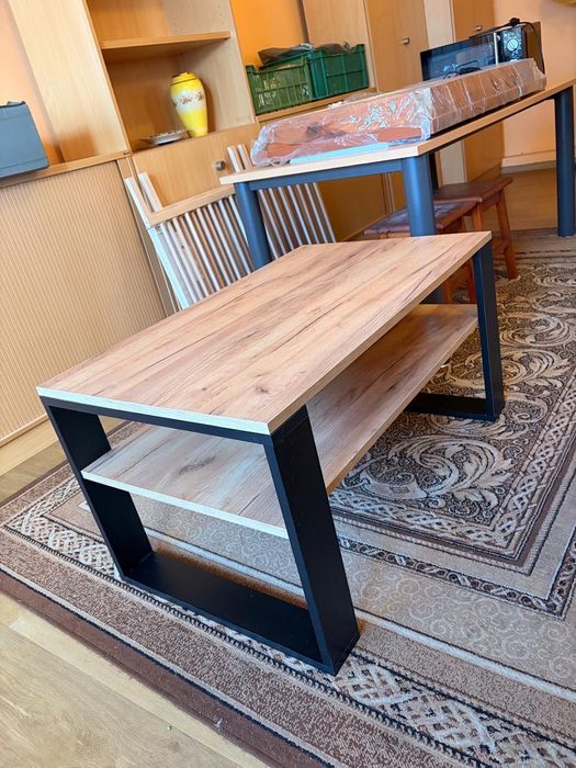 Stolik kawowy ława loft