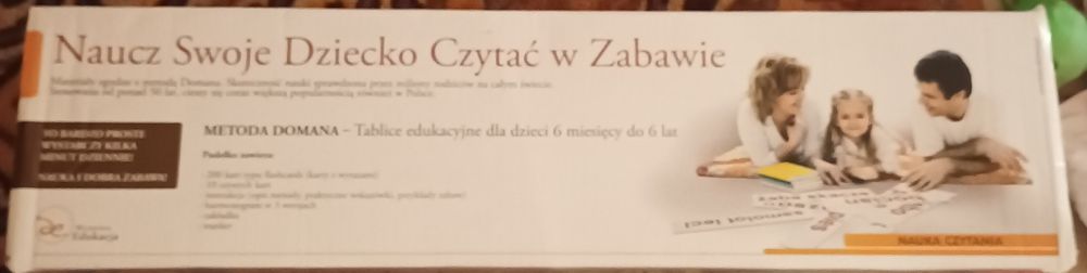 Metoda Domana  -,naucz swoje dziecko czytac
