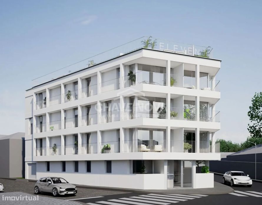 T2 Novo c/ Terraço na Cobertura no Empreendimento Eleven, Matosinhos