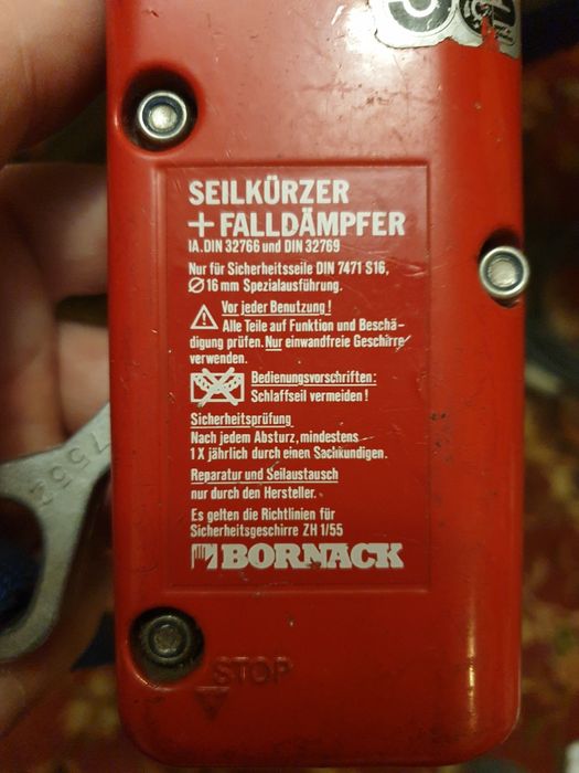 Fallstop Bornack.Zabezpieczenie do prac na wysokosci