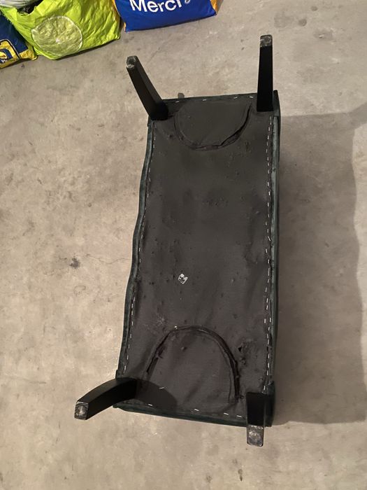 Banco de apoio veludo ottoman 47x76x50cm