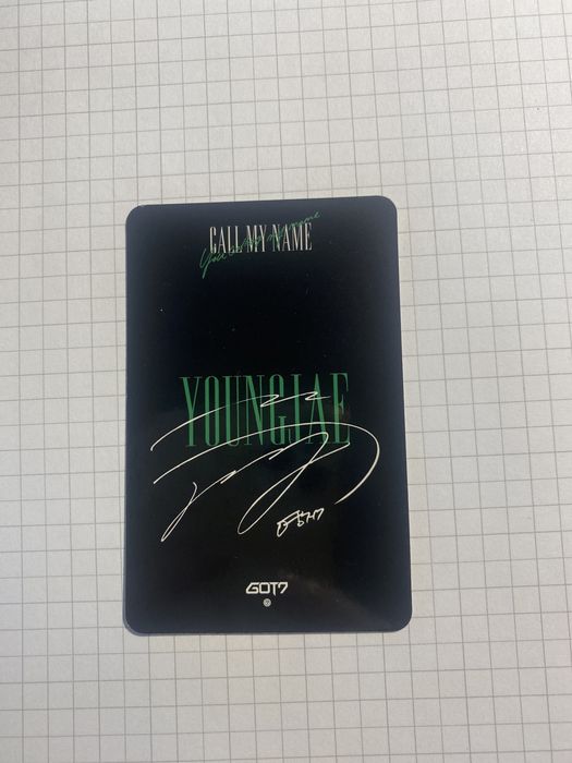 Got7 karta Youngjae z albumu Call my name