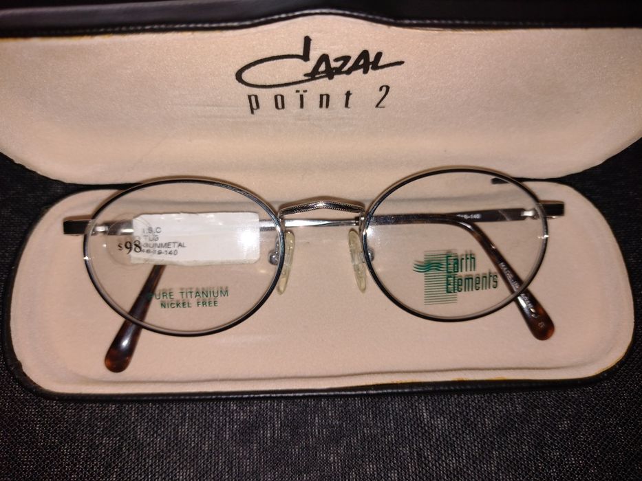 Nowe oprawki tytanowe Earth Elements vintage etui cazal point 2 gratis