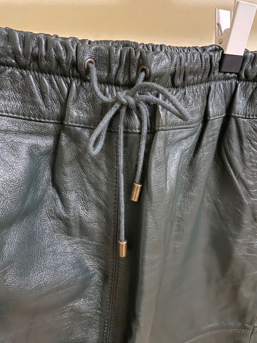 Minissaia Mini-saia mini saia em pele verde La Redoute tamanho M