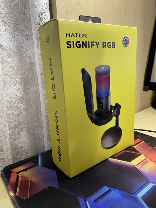 Мікрофон Hator Signify RGB (HTA-510): 1 200 грн. - Комплектуючі та ...