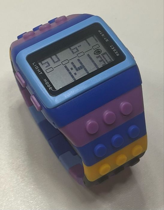 Zegarek dziecięcy Setty Klocki kolorowy cyfrowy LCD