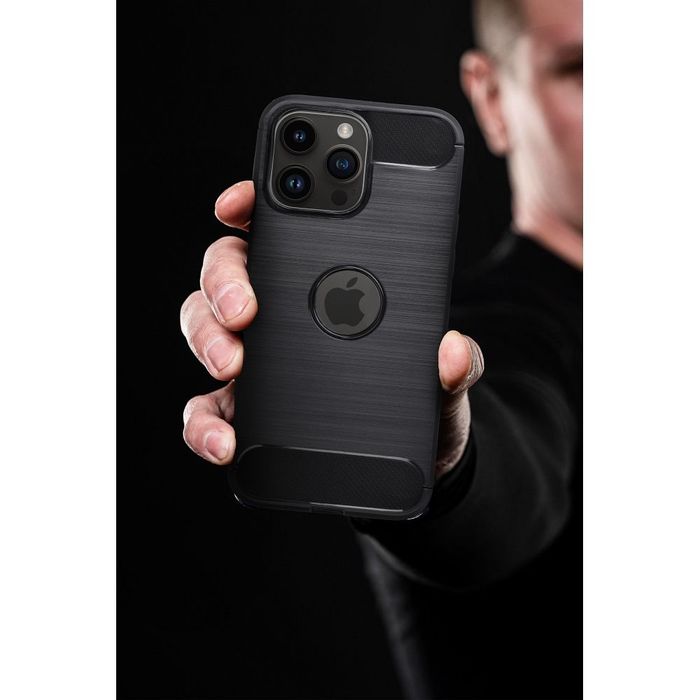 Futerał Carbon Do Iphone 16 Pro Max Czarny