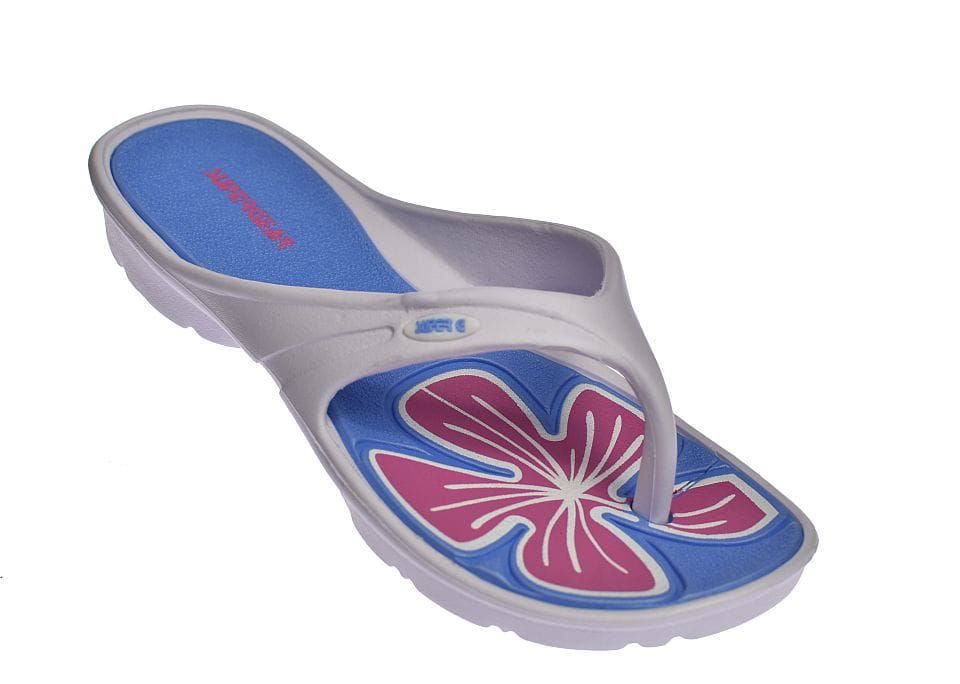 Japonki damskie klapki plażowe z Węgier B957 WTBL rozm. 37