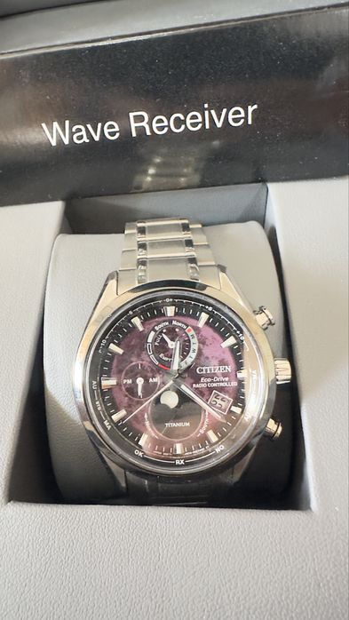 Relogio Citizen Moonphase radio control