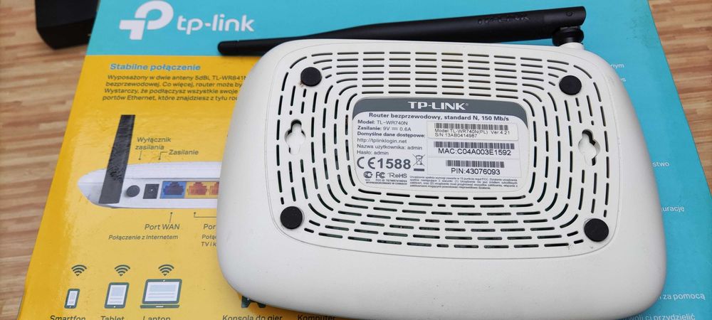 Router bezprzewodowy TP-LINK TL-WR841N