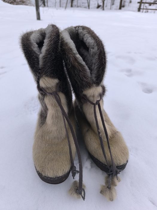 Зимові хутряні чоботи (унти) / натуральне хутро
Дуже теплі зим