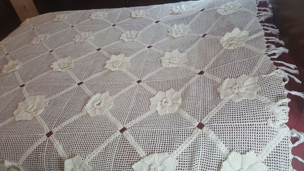 Colcha de casal feita à mão