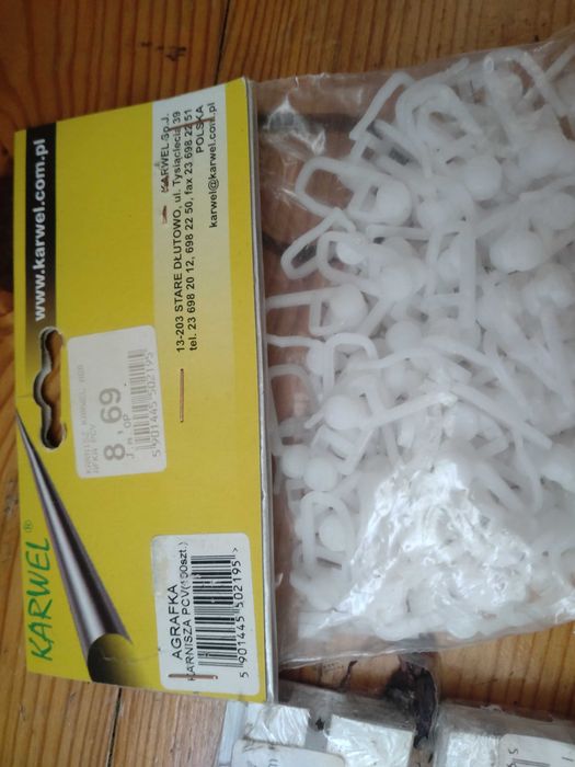 Karnisze PCV 250 i 210 cm