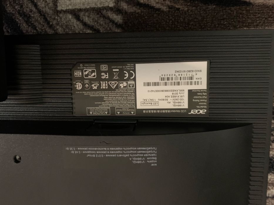 Монітор acer V196HQL