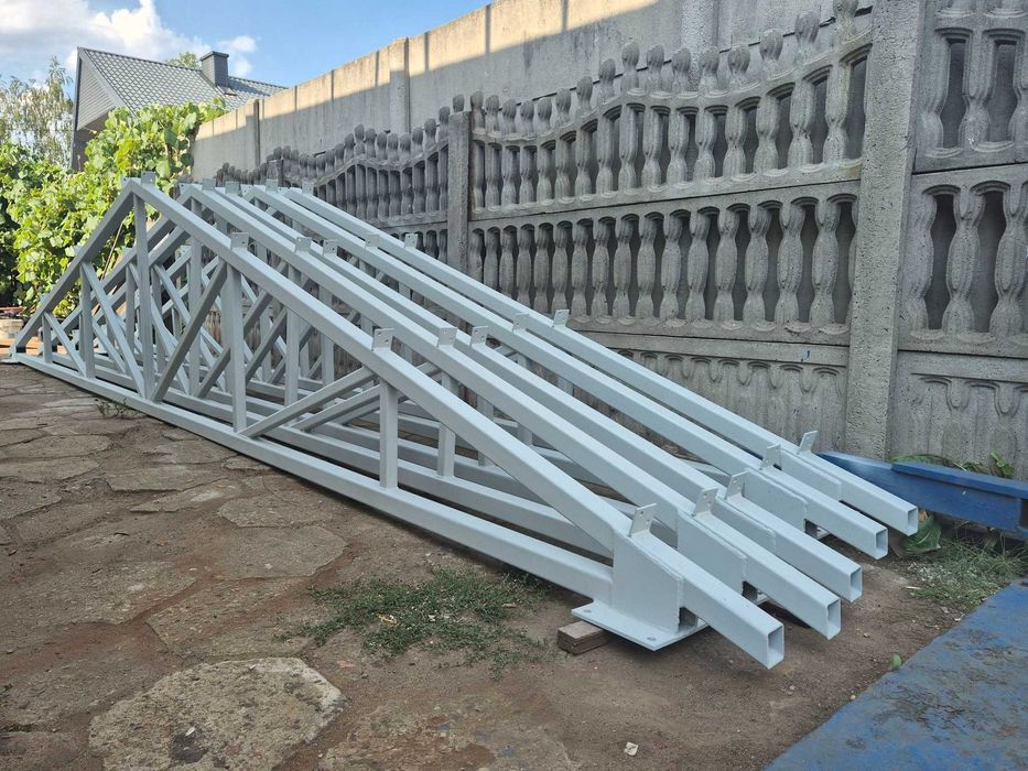 Konstrukcja hali stalowej 6,30 x 16 m