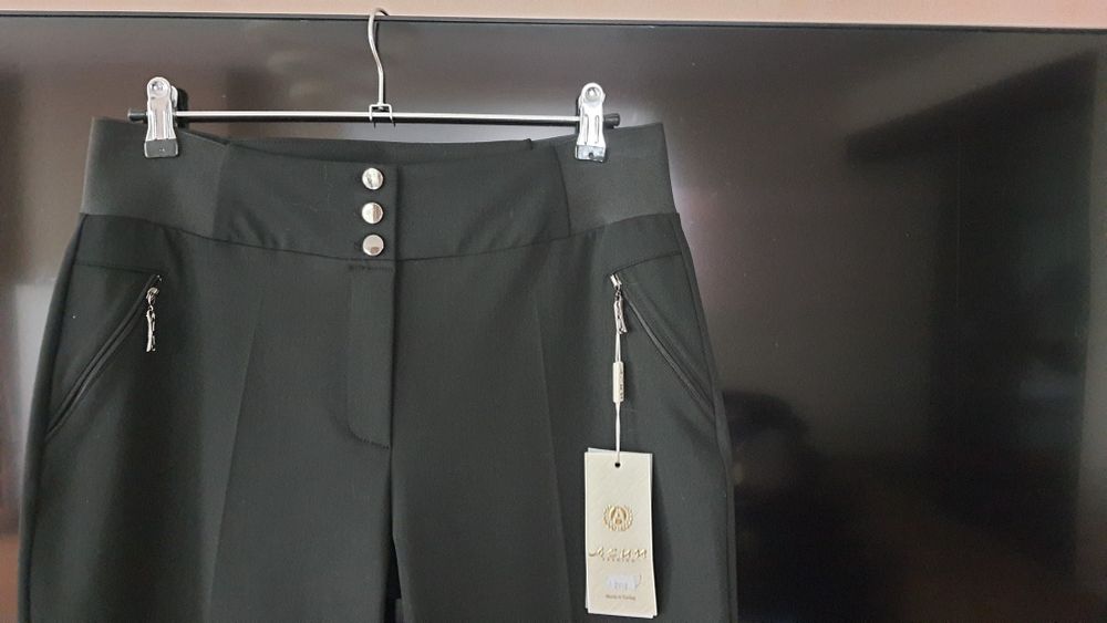 Брюки Acun Турция штани чёрные на резинке