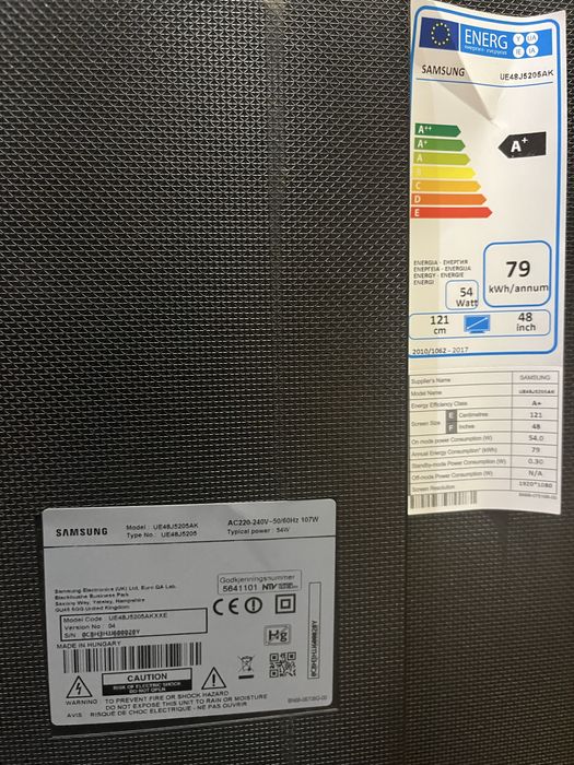 Full Hd SMART телевізор LСD 48" Samsung UE48J5205 з Т2