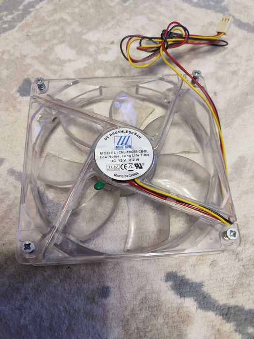 Кулер компьютерный Maxtron CML-12025B-CB-BL.