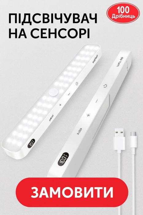 Сучасний LED світильник з датчиком руху 1 шт