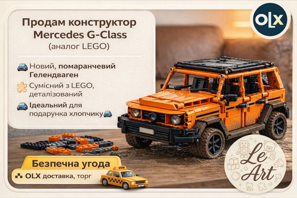 Конструктор Mercedes G-Class Gelandewagen