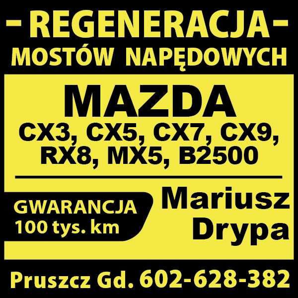 Most dyfer napr.regen. Mazda CX3, CX5, CX7, CX9, WZMOCN. GWAR.100 tys