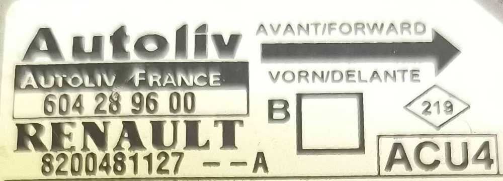 Centralina Airbag 8200481127 - RENAULT MEGANE II