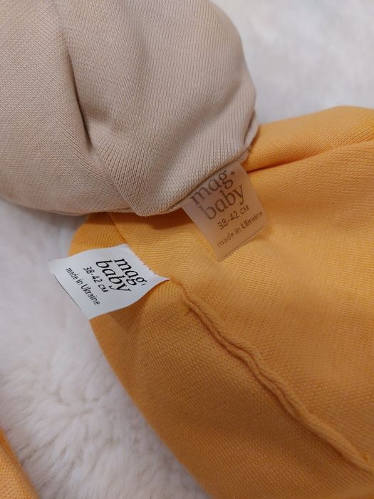 Czapka 38-42 czapeczka dla noworodka czapka dla dziecka 38 komplet