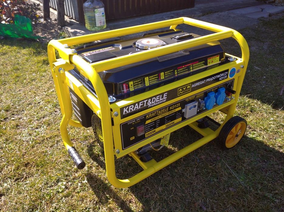 Agregat prądotwórczy Kraft&Dele KD125 Moc 3800 W