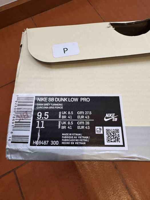 Tênis Unissex Supreme x Nike Dunk Low SB Camper Green Preto HQ8487-300