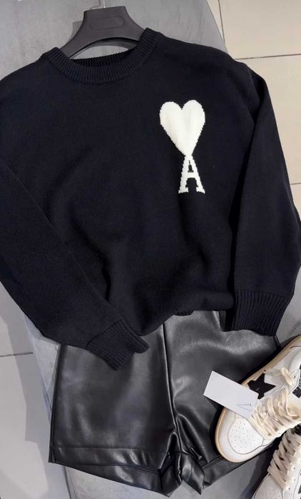 Короткі чорні шорти з екошкіри у стилі Zara, шорти з екошкіри