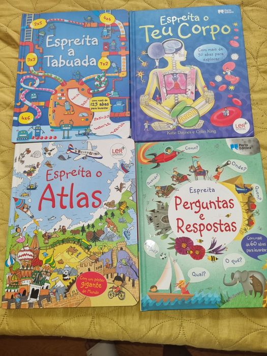 Livros didáctico crianças e adolescentes. Novos