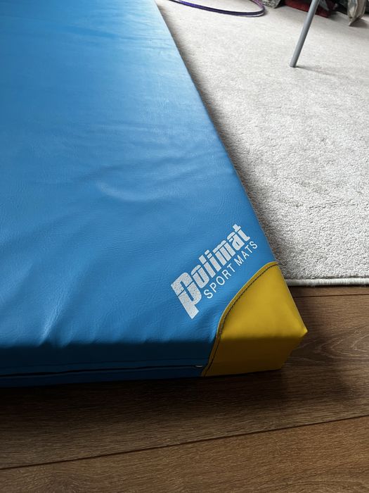 Materac gimnastyczny POLIMAT sportowy 200x120 5cm- Stan bdb!