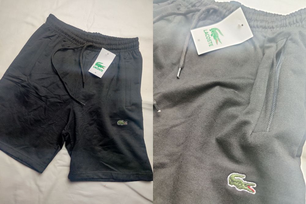 Spodenki szorty męskie bawełniane Lacoste kolory