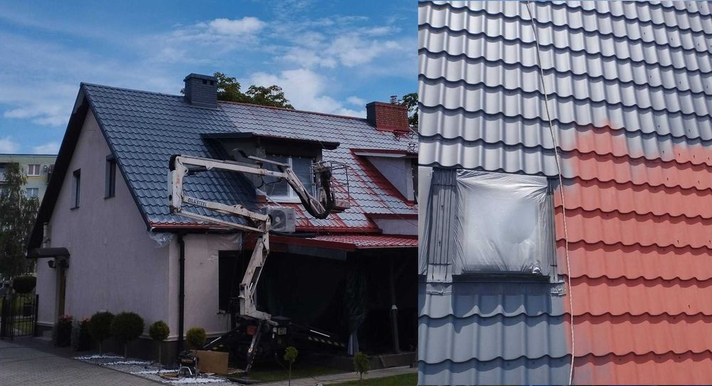 Profesjonalne mycie , malowanie, impregnacja: kostki brukowej, elewacji, dachu, dachówki betonowej, Barlinek, Gorzów WLKP, Choszczno, Strzelce kraj