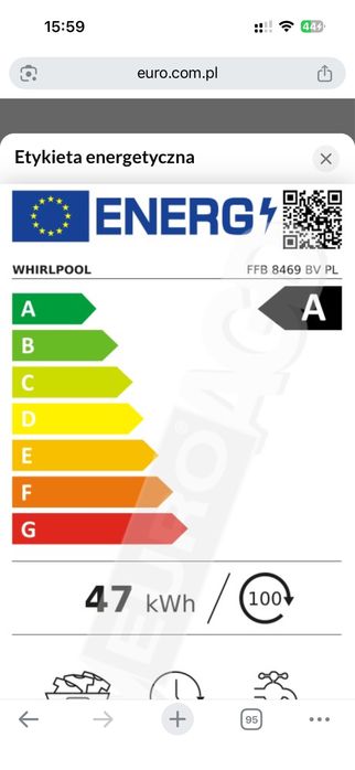 NOWA pralka Whirpool FFB 8469 BV PL